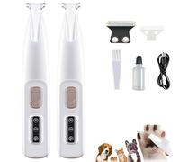 Belvedere Cat Trimmer, 3 in 1 Electric Pet Micro Precision Trimmer, Belvedir Cat Grooming Tool, Pet Micro Precision Clipper with LED Light, Rechargeable Electric Dog Clipper (2PCS)