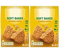 Belveeta Breakfast Soft Bake Golden Oats Cereal Snack Bars Pack 5 x 50g(2pack)
