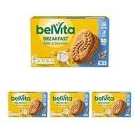 Belvita Breakfast Biscuits Milk & Cereals, Nutritious and Made With 5 Wholegrains, Multipack of 20 x 45 g (Pack of 1)