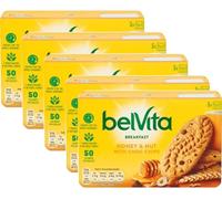 Belvita Honey & Nut with Choc Chips Breakfast Biscuits - Pack of 3x, 5x, 10x (3)
