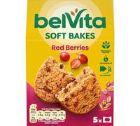 Belvita Red Berries Soft Bakes Breakfast Biscuits, 200 g, Pack of 10