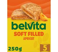 Belvita Soft Bakes Apricot Breakfast Biscuits, 250 g (Pack of 1) | Delicious Chewy Biscuits, On-The-Go Snack, Packed With Calcium, Magnesium & Fibre, Vegetarian Friendly