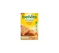 Belvita Soft Bakes Breakfast Biscuits Filled With Apricot, Soft Biscuits With Apricot Filling, 5 x 50 g Biscuits (Pack of 1)