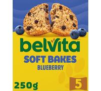 Belvita Soft Bakes Filled With Blueberry, 250 g (Pack of 1) | Nutritious & Tasty, Energy Boost, Vegetarian Snack, Easy To Eat for On-The-Go