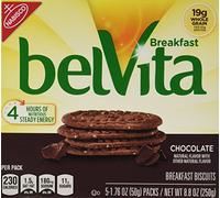 Belvita Whole Grain Chocolate Breakfast Biscuits (2 Boxes of 5 Servings Each)
