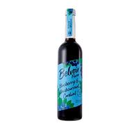 Belvoir Farm Blueberry and Blackcurrant Cordial - Blended Real Fruit and Berries, Traditional Family Recipe, 100 Percent Natural Ingredients, Suitable for Vegetarians and Vegans,6x500 ml Bottles