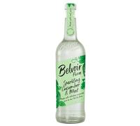 Belvoir Farm Freshly Sparkling Cucumber & Mint - Pressed Cucumber, Garden Mint & Geranium | Pure Fresh Spring Water | 100% Natural Ingredients | Suitable for Vegetarians & Vegans - 6 x 750ml Bottles