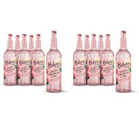 Belvoir Farm Freshly Sparkling Elderflower & Rose - Hand Picked Elderflowers | Pure Fresh Spring Water | 100% Natural Ingredients | Suitable for Vegetarians & Vegans - 6 x 750ml Bottles (Pack of 2)