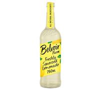 Belvoir Farm Freshly Squeezed Lemonade - Real Pressed Lemons & Lightly Bubbling Spring Water | Flowery Fresh Taste | 100% Natural Ingredients | Suitable for Vegetarians - 6 x 750ml Bottles