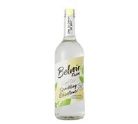 Belvoir Farm Lighter Sparkling Elderflower - Hand Picked Elderflowers | 30% Less Sugar only 50 Calories | 100% Natural Ingredients | Suitable for Vegetarians & Vegans - 6 x 750ml Bottles