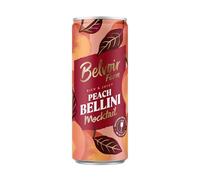 Belvoir Farm - Non-Alcoholic Peach Bellini, Luscious and Indulgent, 100% Natural Peach & Grapes, Crafted with Nature, Gluten Free, Suitable for Vegetarians & Vegans 12x250ml