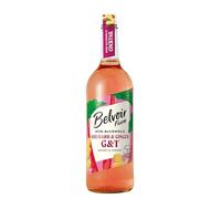 Belvoir Farm Non-Alcoholic Rhubarb & Ginger G&T - Real Rhubarb Juices & Natural Ginger Extract, No Artificial Sweeteners, Preservatives or Flavourings, Vegan 6 x 750 ml