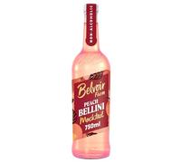 Belvoir Farm Non-Alcoholic Peach Bellini - Real Peach & Grape Juice | Refreshing | Traditional Family Recipe | 100% Natural Ingredients | Suitable for Vegetarians & Vegans - 6 x 750ml Bottles