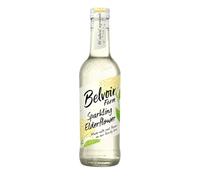 Belvoir Farm Sparkling Elderflower Presse - Hand Picked Elderflowers, Traditional Family Recipe, 100% Natural Ingredients, No Artificial Flavourings or Preservatives, Vegan 12 x 250ml Bottles