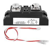 BEM H3200Z Solid State Relay 200A Maximum Load - Industrial Grade Electrical Equipment - 4 to 32V DC Input and 30 to 480V AC Control Voltage - Flame Retardant Material - HSDQ SCR