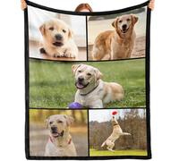 Bemaystar Custom Blanket with Photo - Personalized Photo Blanket for Couples Valentines Day Gifts for Him/Her Personalized Gifts for Women, Men, Friends, Couples, Mom and Dad