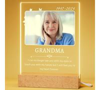 Bemaystar Personalised Memorial Gifts - Custom Mom, Loved One Memorial Plaque Gifts, Bereavement Photo Frame