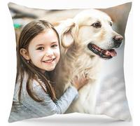 Bemaystar Personalised Pillow - Custom Pillow, Personalised Cushions with Photo, Custom Cushion Case, Personalised Cushion Cover Gifts for Mother's Day, Wedding, Christmas, Birthday, Valentine's Day