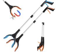 Bemece Grabber Stick, Magnetic Helping Hand Grabber, Rotating 360°Litter Picker for Adults, Disabled, Elderly-2 PCS (83cm/32.65’’)