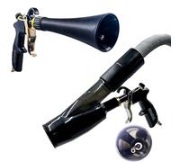 BEMEIS Air Blow Gun &vacunm Gun with Brass Adjustable Air Flow Nozzle,Cleaning Gun Quickly Blasts Dirt and Dust from Surface Works with Air Compressor(Upgrade Aluminium Rotate Tube) 2IN1