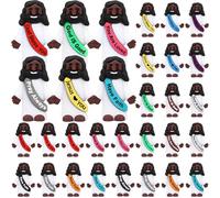 Bememo 25 Pcs Little Black Jesus Figures Original Design Mini Rubber Toys to Hide and Seek Religious Party Favors Sunday School Baptism Gifts