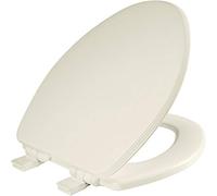 Bemis 1600E4 346 Ashland Toilet Seat with Slow Close, Biscuit, Elongated