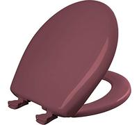 Bemis 200SLOWT 343 Toilet Seat Will Slow Close, Never Loosen and Easily Remove, Raspberry, Round