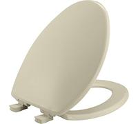 Bemis 7300SLEC 006 Toilet Seat Will Slow Close and Removes Easy for Cleaning, Bone, 1 Pack Elongated