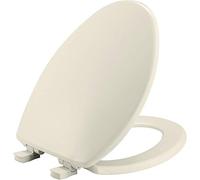 Bemis 7300SLEC 346 Toilet Seat Will Slow Close and Removes Easy for Cleaning, Biscuit/Linen, 1 Pack Elongated