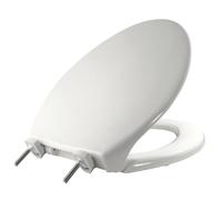 Bemis 7800TDG000 Commercial Heavy Duty Closed Front Toilet Seat, White, 1 Pack
