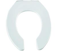 Bemis 955CT 000 Commercial Heavy Duty Toilet Seat, White, Round