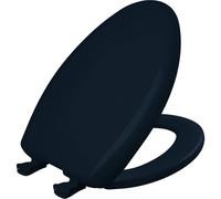 Bemis Classic Colors Slow Close Toilet Seat Easy Clean Hinges and Durable Plastic Seat Elongated Navy