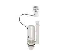 Bemis Foyers Flush Valve. Adjustable, Water Saving Toilet Flush System Replacement, Fits 1.5" Outlet. Adjustable Push Button for Top, Side or Front of the Cistern