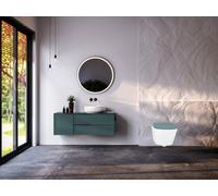 BEMIS Hudson Ultra-Fix Matt Toilet Seat - Pistachio. Wooden Toilet Seat with Water Based Paint for Easy Clean. Adjustable Matt Black Hinges, Universal & Easy Installation