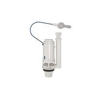 Bemis Lodore Flush Valve. Adjustable, Water Saving Toilet Flush System Replacement, Fits 1.5" Outlet. Adjustable Push Lever for Side or Front of the Cistern