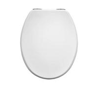 Bemis Moulded Wood Slow Close Ultrafix Chrome Hinge Toilet Seat 365 X 430