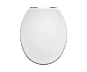 Bemis Moulded Wood Slow Close Ultrafix Chrome Hinge Toilet Seat 365 X 430