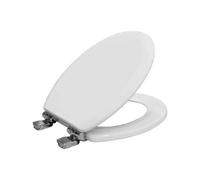 Bemis Moulded Wood Soft Close Silentium Smart-Lift Ultra-Fix Chrome Hinge Toilet Seat