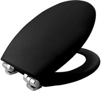 Bemis New York Black Silentium Soft Close Toilet Seat