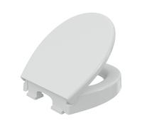 Bemis Pure Care 750 Raised Toilet Seat, Soft Close Toilet Seat, 7.5 cm, Adjustable Plastic Hinges, White Toilet Seat, Duroplast Plastic Toilet Seat, Installation