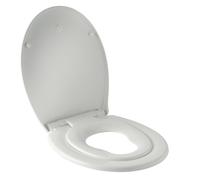 BEMIS Reybridge Family Toilet Seat - Soft Close Toilet Seat with Child Seat Built in, Quick Release & Easy to Clean. Potty Training Toilet Seat for Toddlers & Adults - Easy Installation, White