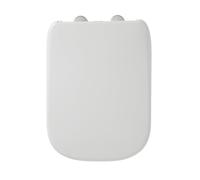 BEMIS Teramo Toilet Seat, Rectangular, Soft-Close Mechanism, Closes Soft and Quietly, Removable for Best Cleaning, Easy Assembly, Attachment from Top
