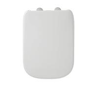 BEMIS Teramo Toilet Seat, Rectangular, Soft-Close Mechanism, Closes Soft and Quietly, Removable for Best Cleaning, Easy Assembly, Attachment from Top