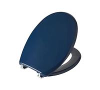 BEMIS Toilet Seat 2850 Buxton Thermoplastic Oval 350 x 415-435 Chrome Hinge