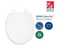 BEMIS Toilet Seat Chester White Various Fixing Types and Ultra Fix Available