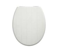 Bemis White Cottage Soft Close Ultra-Fix Toilet Seat