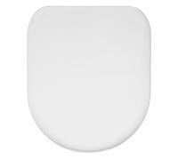 BEMIS Sanremo Toilet Seat Slow Close Take Off Top Fix Thermoplast White | WC seat with Take Off Top Fix | Unbreakable and Recyclable Long-Lasting thermoplastic | Easy Installation | D-Shape
