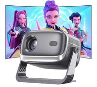 Bemkia Projector 4K, Smart Mini Projectors Built-in Apps, 35000 Lumens, HD 1080P, Auto Focus & Keystone, WiFi 6/ Bluetooth 5.2, Compatible with iOS/Android/TV Stick/HDMI/USB/Switch (Black)
