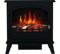 BeModern Trowpoint Grande 73628 Log Effect Electric Stove - Black, Black