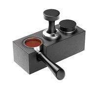 Bemodst Coffee Tamper, Coffee Grinder Set Base, Espresso Compaction Station, Espresso Tamper, Perfect Prep Machine Filter, Portafilter, Suitable for 51-58mm Tamper Tool, Espresso Tools.（Black）